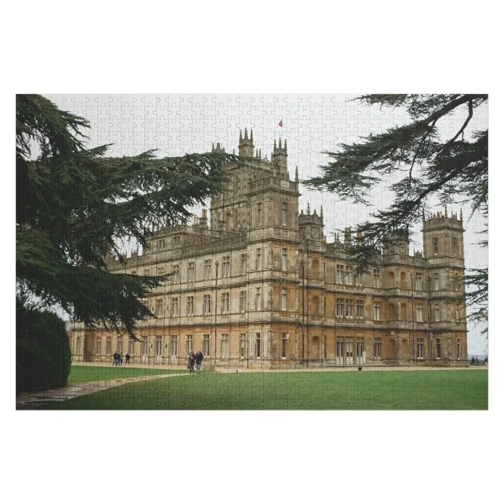 

Highclere Castle / Downton Abbey Jigsaw Puzzle Personalized Wooden Name Iq Wooden Name Custom Personalized Puzzle