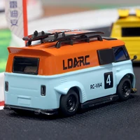 LDARC V64 1/64 MINI RC Simulated Electric Remote Control Model Car Tabletop Bus Vehicle RTR 2.4GHz Adults Children's Toys 2