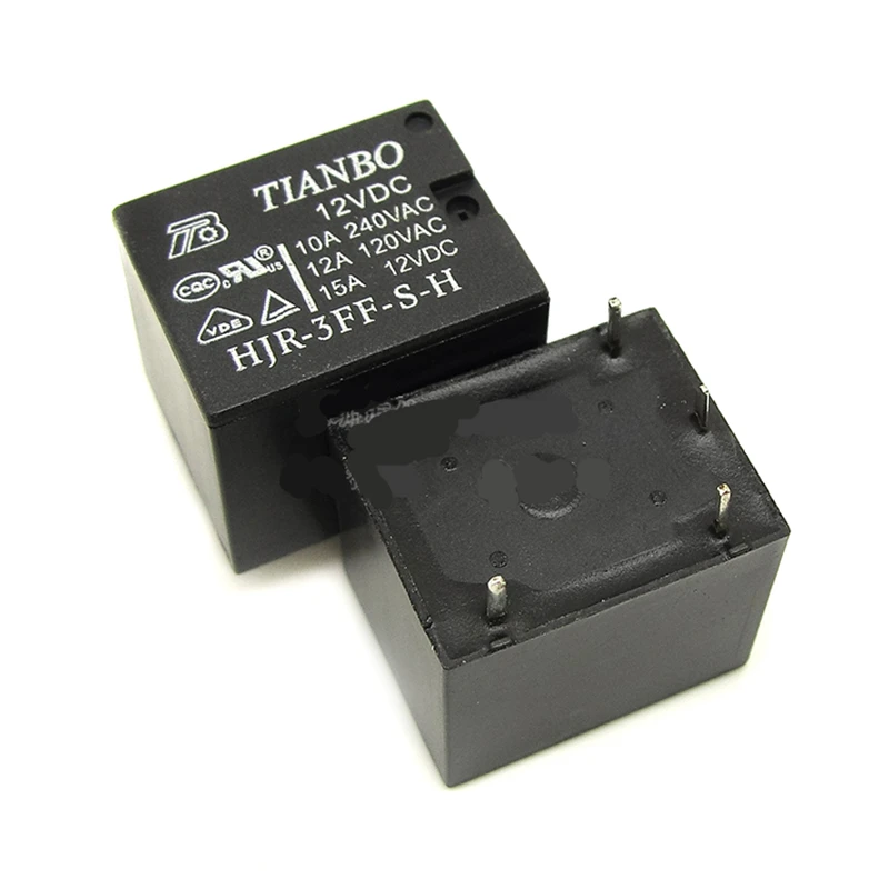 Relé de 10 piezas, HJR 3FF S Z, 5VDC, 12VDC, 24VDC, DC5V, DC12V, DC24V