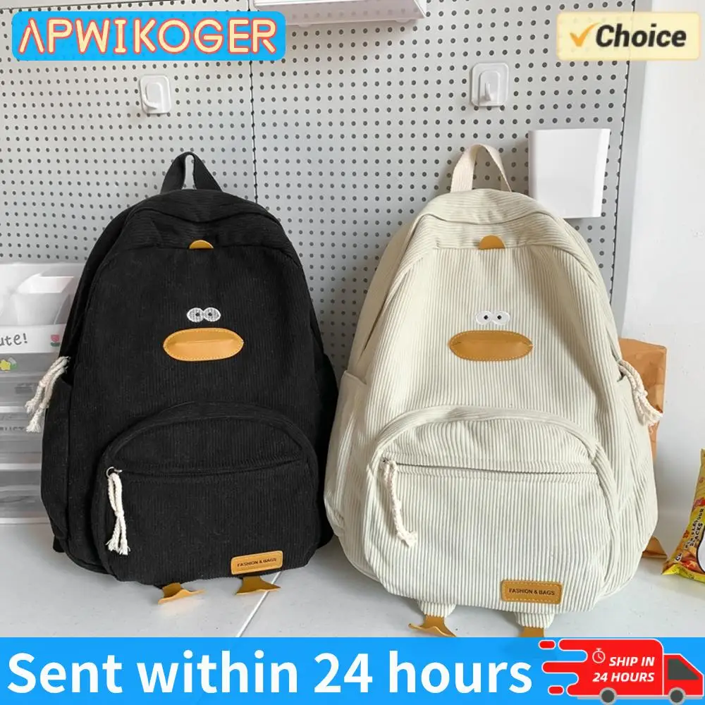 Cute Duck Wave Toddler Backpack For Ages 3-7 - Kids Preschool Bag With Safety Whistle & Adjustable Straps