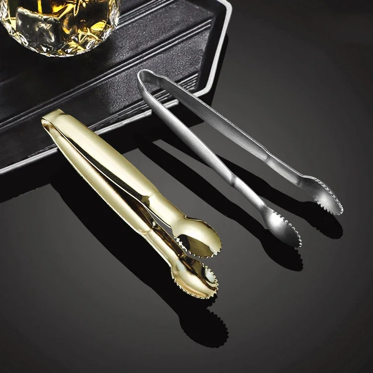 1pcs Coffee Sugar Clip Stainless Steel Tweezer Clamp Sugar Tong Clips Drink Coffee Ice Cube Tea Clips Kitchen Bar Tool
