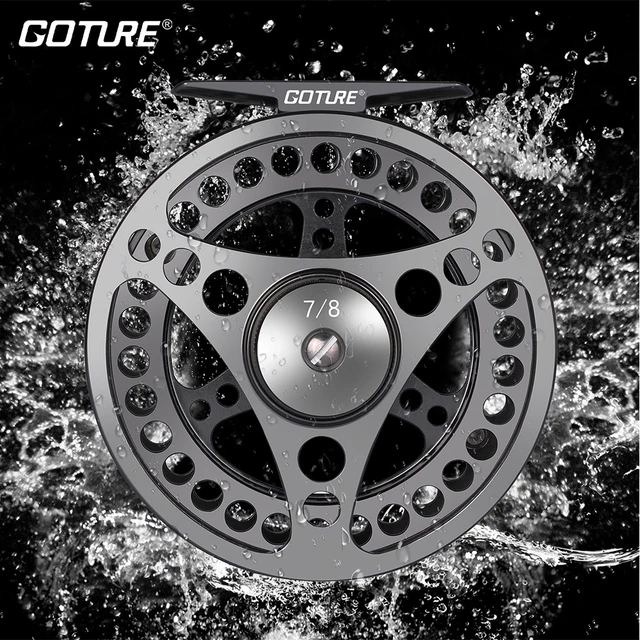 Goture 2+1BB Fly Fishing Wheel 3/4 5/6 7/8 9/10 WT Fly Fishing Reel CNC  Machine Cut Large Arbor Die Casting Aluminum Fly Reel - AliExpress