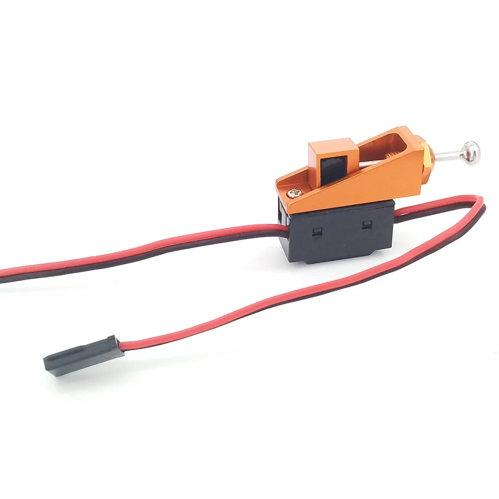 Interrupteur récepteur RC étanche avec tige de commande, adapté aux applications marines 12V 5A.