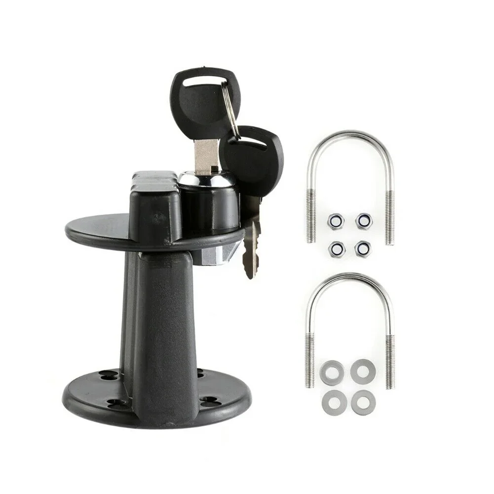 Universal Motorcycle Spare Oil Drum Bracket Bracket Holder Lock With Lock Cylinder Key 3 Liter 5 Liter motorcycle oil drum bracket