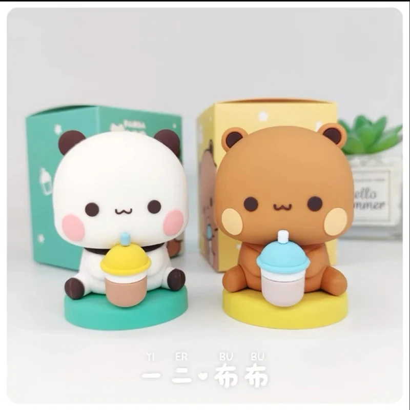 Bubu Dudu Panda Bear Collectible Toy - Kawaii Cute Action Doll Ornament