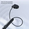Anti-noise Sleeping Wired Headphones with Microphone Headset Universal Earphones Hotels Living Room Single Type-C White 6