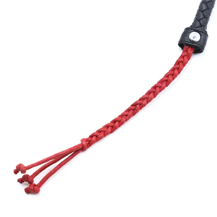 Equestrian Whip Hand Made Leather Bull 8 Plait