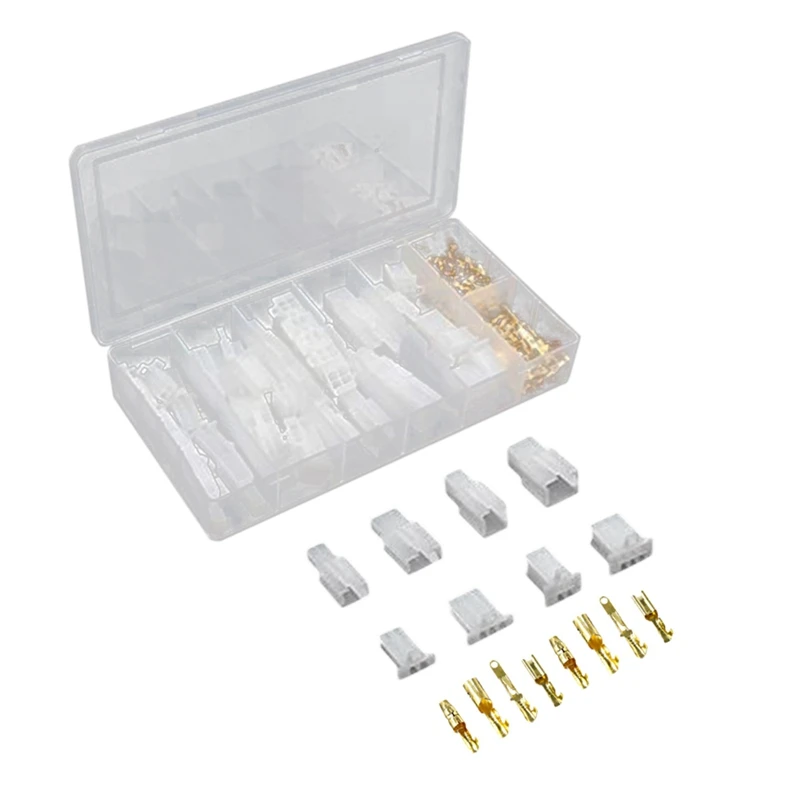 

200 шт., автомобильный коннектор 2,8 мм, 2/3/4/6 контактов, Электрический штекер и гнездо кабеля, комплект коннекторов для автомобиля, RVs