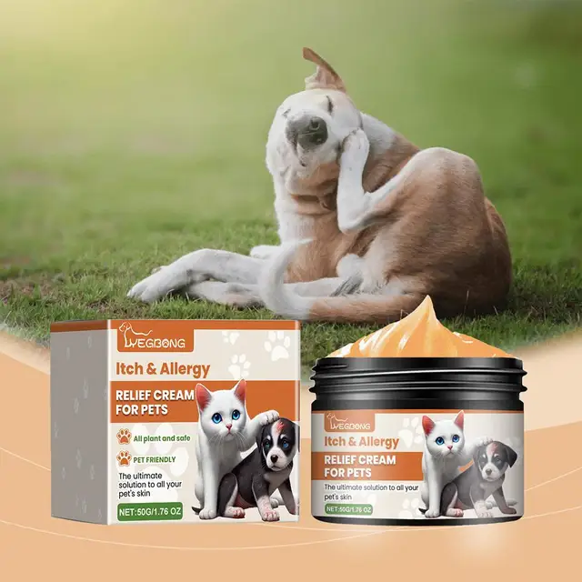 Pet Allergy and Itch Relief Cream for Dogs Cats 2