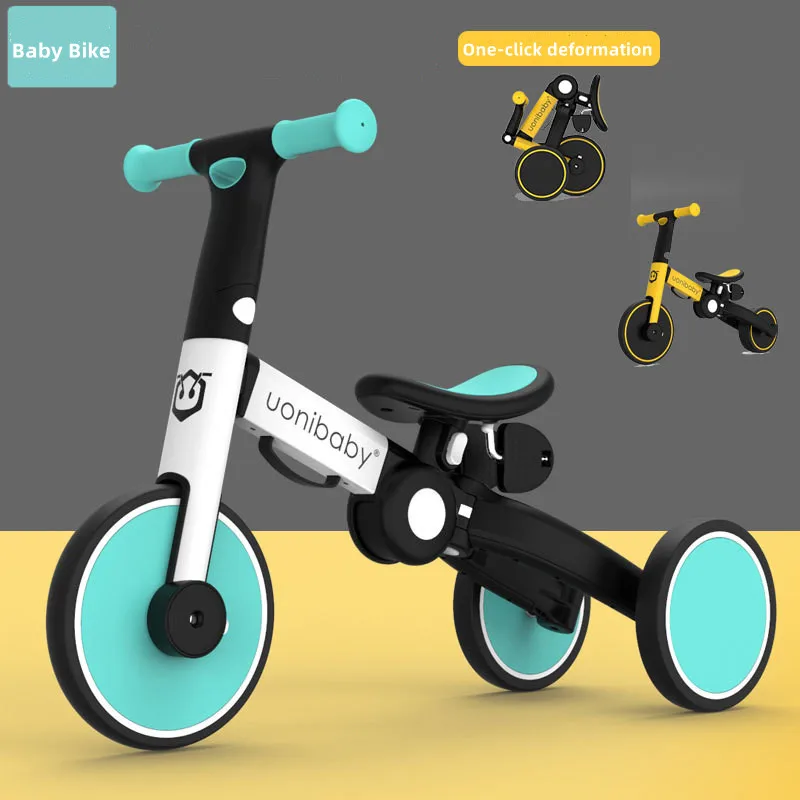 2-6 yaşında çocuklar binmek üç tekerlekli bisiklet Poussette bebek  bisikleti bebek yürüteci denge bisiklet spor çocuk oyuncakları doğum günü  hediyesi katlanabilir 3 tekerlek - AliExpress