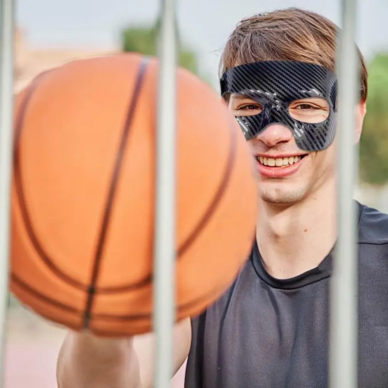 Football Mask Basketball Face Protection Sports Mask Protective Athletic Facial Cover Adjustable Basketball Softball Nose Guard
