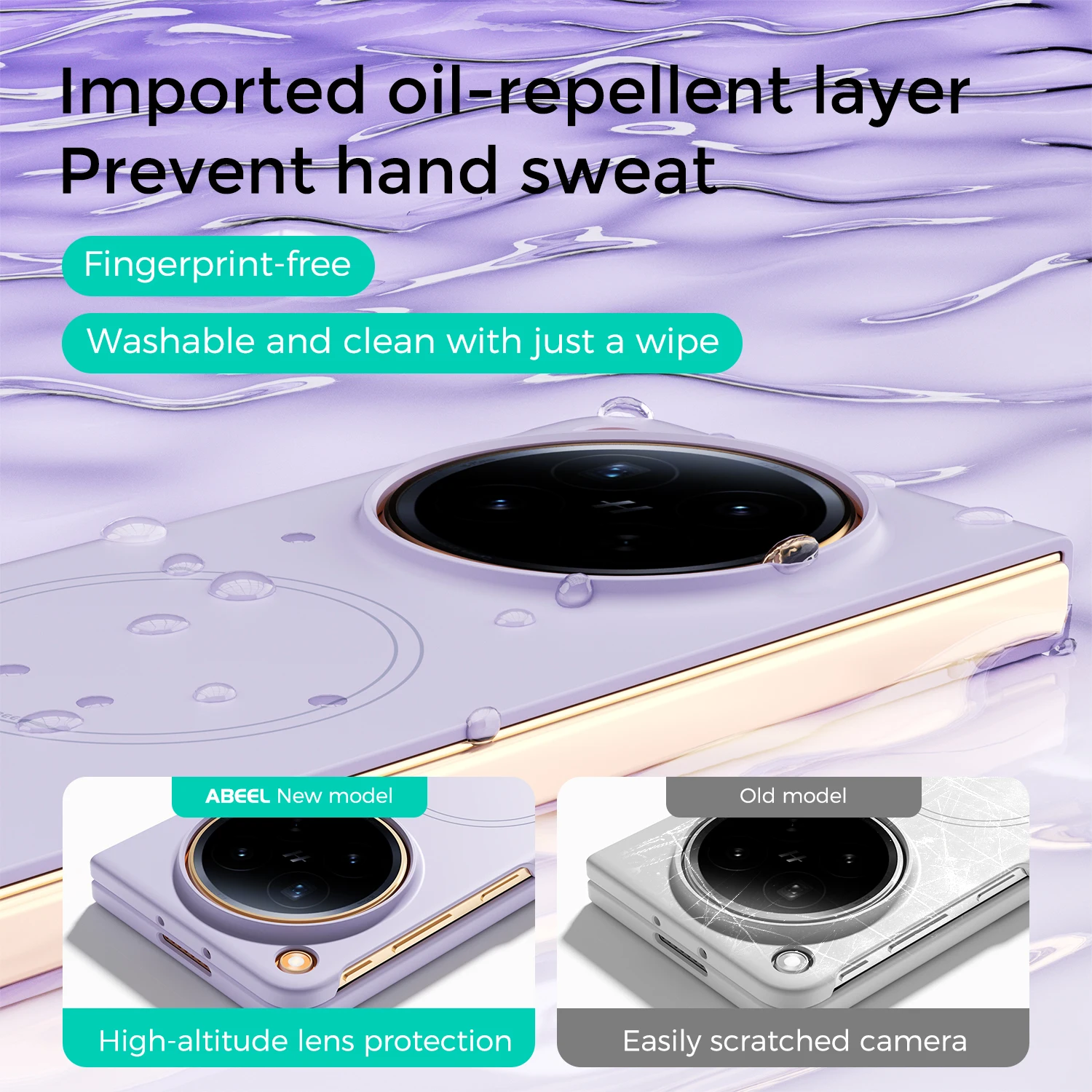 Enhanced Liquid Silicone Invisible Protective Case with Magnetic Wireless Charging and Shockproof Cover