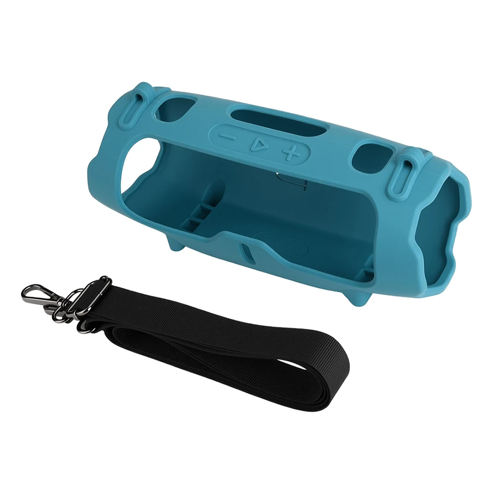 Portable Travel Soft Cover Protective Sleeve Cover Silicone Protective Cover Shell for JBL Charge 6 Portable BT Speaker