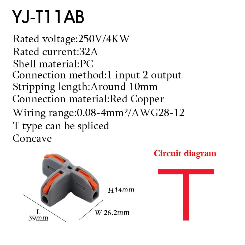 fio conector, Mini condutor, Push-in P421, 2