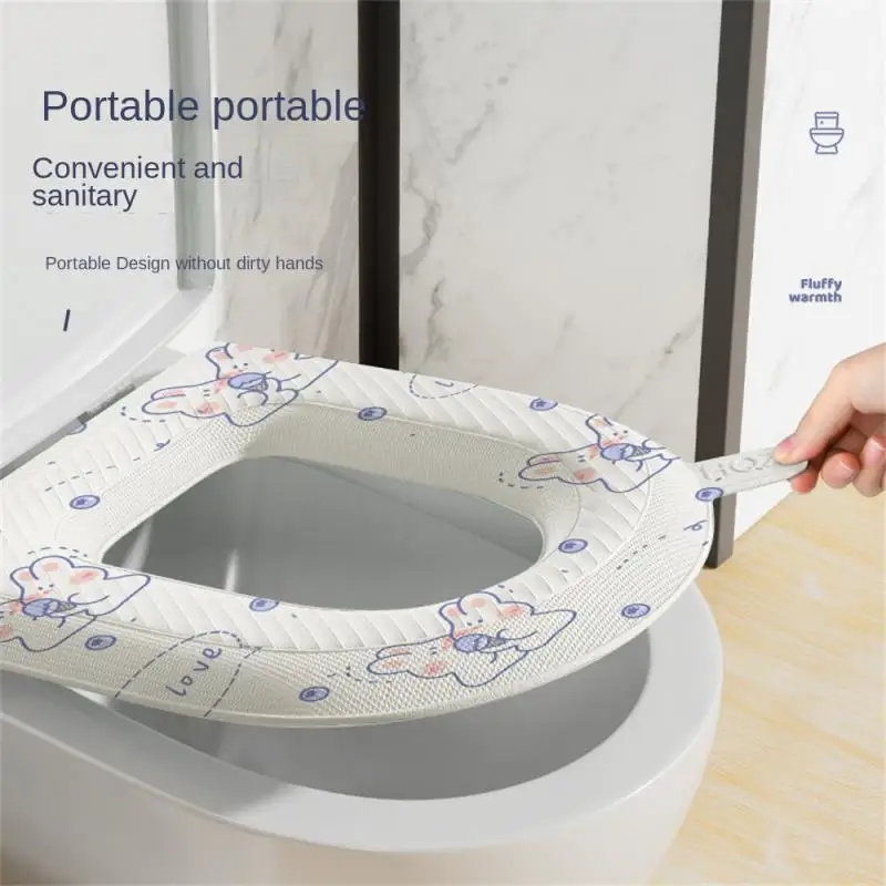 3ColorsSoftToiletSeatSuitableForAllSeasonsWaterproofPadBest