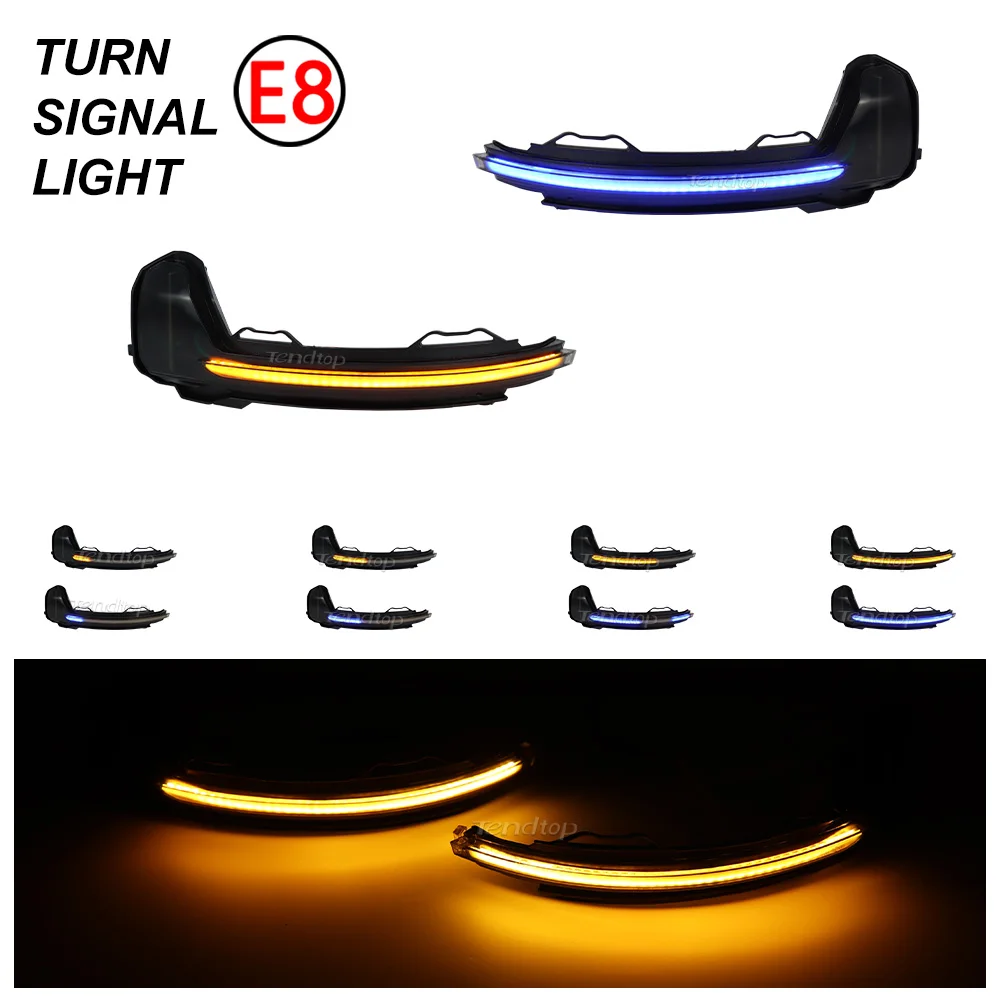 Dynamic LED Turn Signal Light, Side Mirror Indicator Lamp