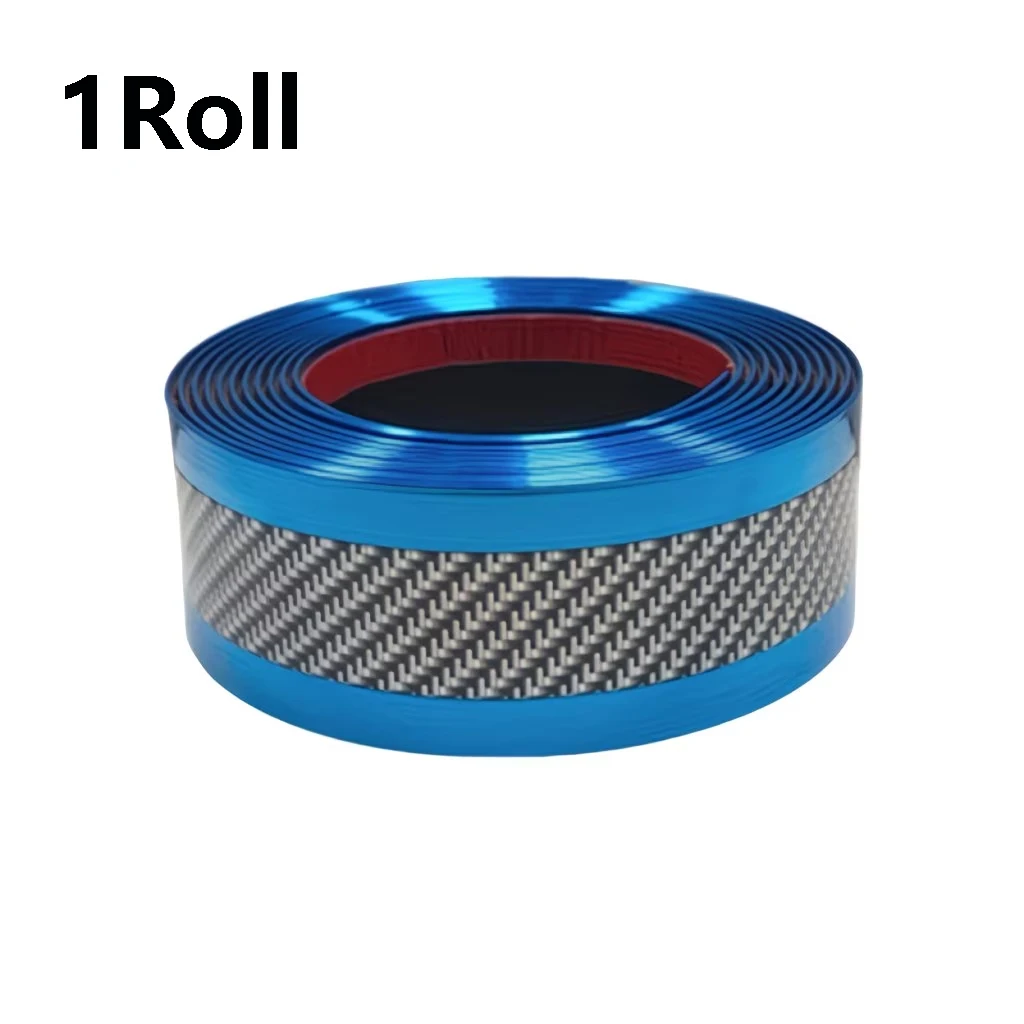 Self-Adhesive Anti-Scratch Car Door Sill Guard with Stylish Stripe Design
