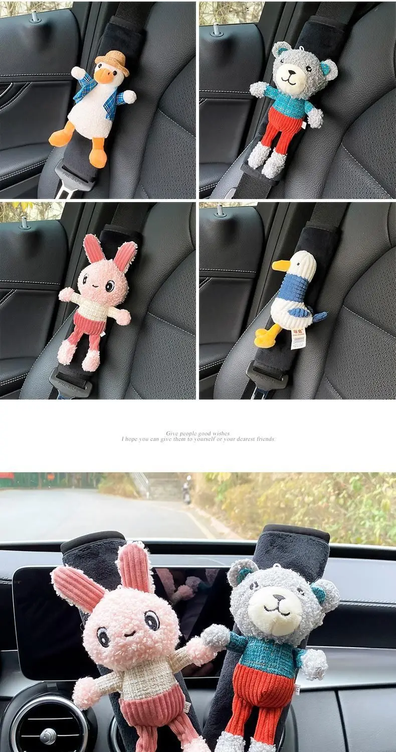 Seatbelt Cushion 2-Pack Cloud Seat Belt Covers Super Soft