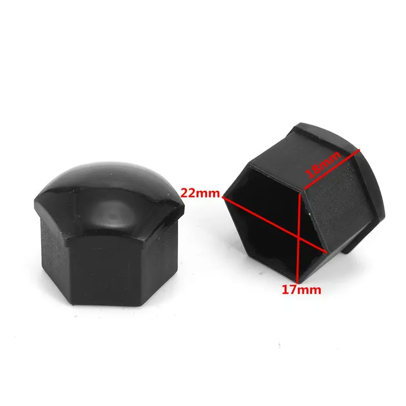 Wheel Lug Bolt Center Nut Covers Caps 17mm 20Pcs/lot For VW For Audi Skoda Seat 8D0012244A Hexagon Bolt