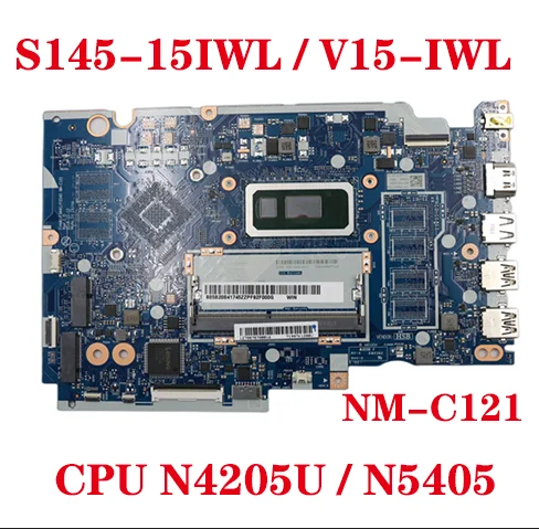 Материнская плата для ноутбука Lenovo S145-15IWL /V15-IWL материнская плата с процессором Celeron 4205U/N5405 FRU 5B20S41746 100% тест отправка dg421 dg521 dg721 телефон для lenovo 320 15ikb 320 15isk материнская плата для ноутбука процессор 4 гб ddr4 fru 5b20n86794 тест 100%