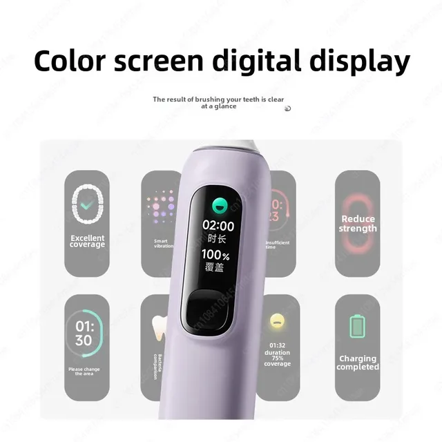 New Xiaomi Mijia Sonic Sweep Vibration Electric Toothbrush Pro Intelligent Tooth Surface Recognition Digital Display Reminder 3