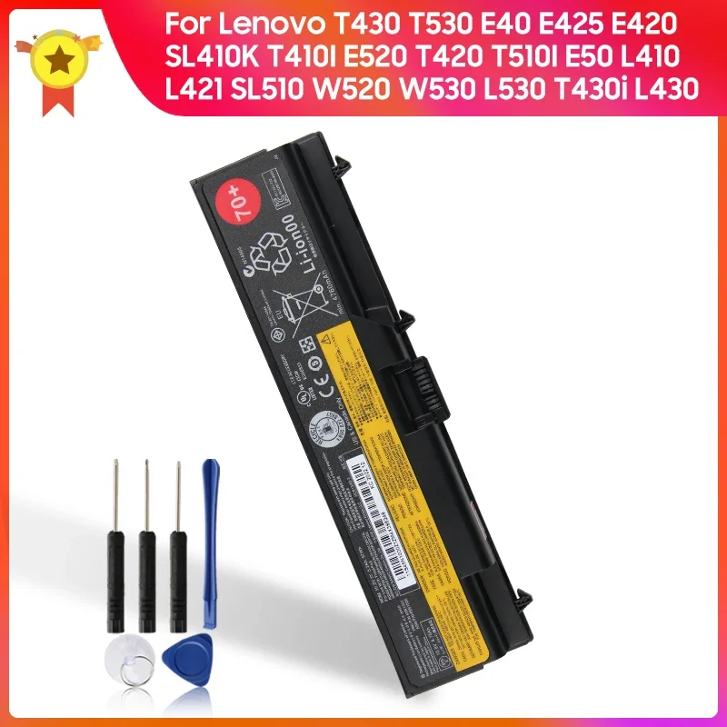 Batteria Per Lenovo Thinkpad T420 T430 T530 T510I T410I T430I E40 E425 E420 E50 E520 Sl510 Sl410K L410 L421 L430 L530 W520 W530