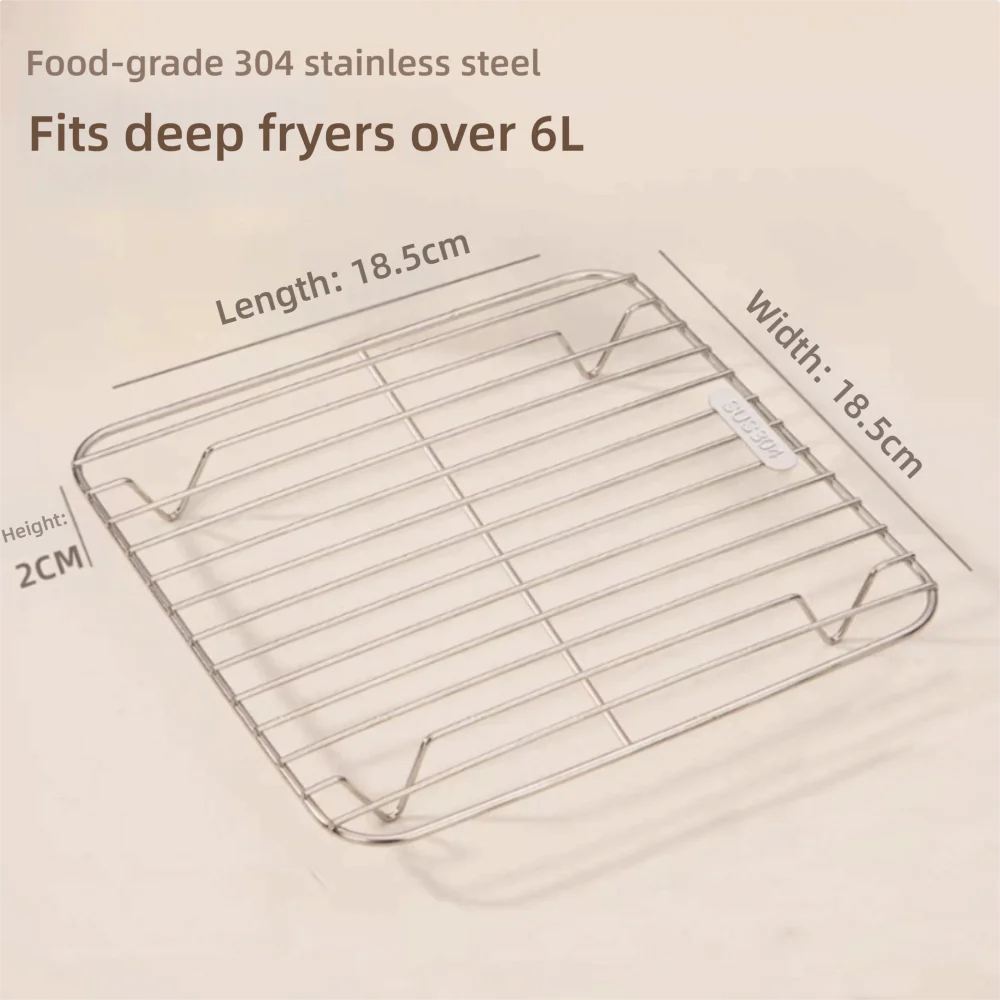 Stainless Steel Round Square Cooking Rack with Foot for Home Kitchen