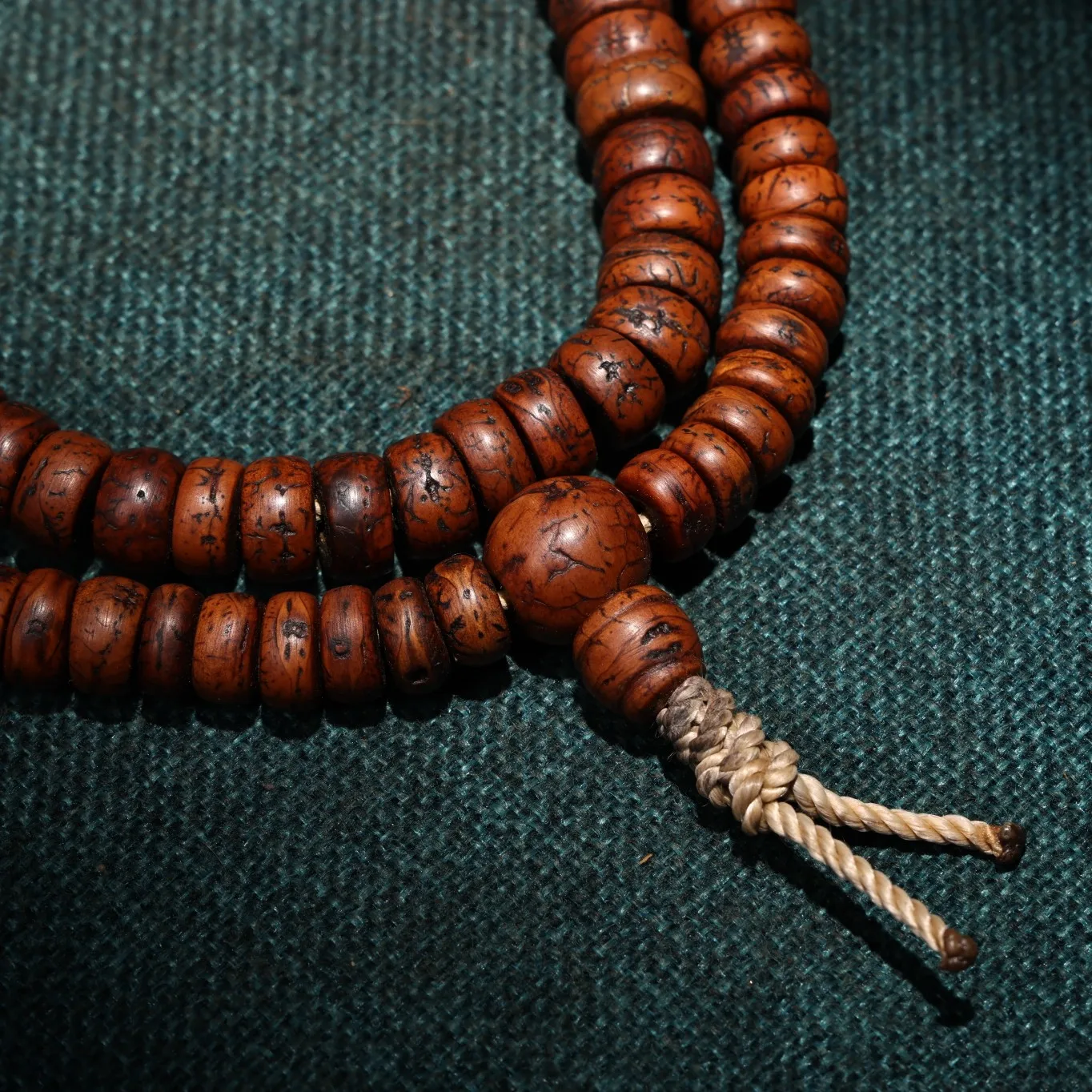 13"Tibetan Temple Collection Old Phoenix Eye Bodhi Beads 108 Buddha Beads Necklace Pendant Amulet  Worship Hall Town house 2