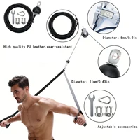 Fitness Pulley Cable 196 in, Adjustable Home Gym Cable Pulley System, Replacement Gym Cable for Pulley Machine Accessories, Thic 2