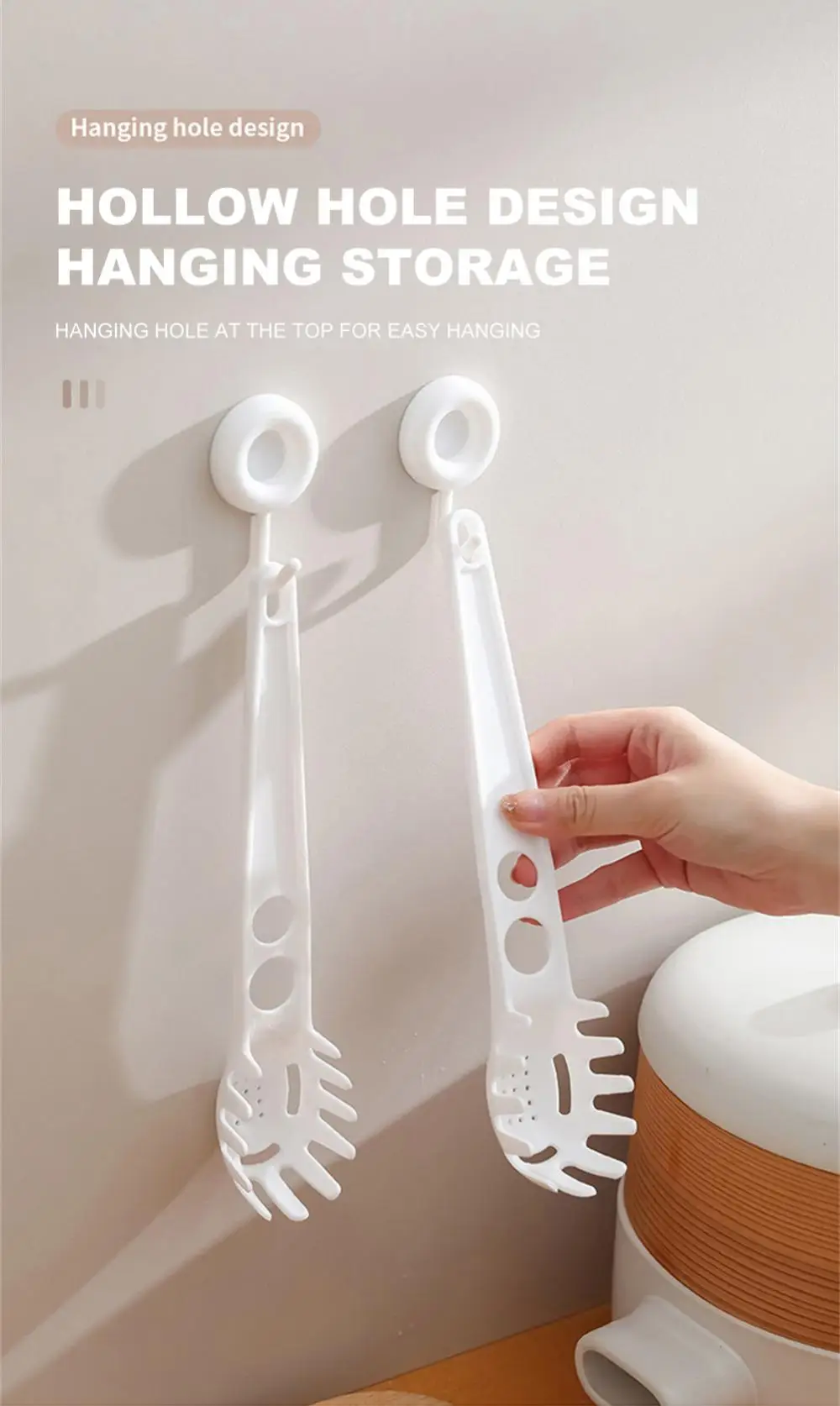 S4a712afd4fbc4b5cbe2f9f8e9bec87c6h Durszlak do makaronu Spaghetti separacja żółtka gałka do jaj Separator białka filtr z tworzywa sztucznego łyżka do odpływu akcesoria kuchenne