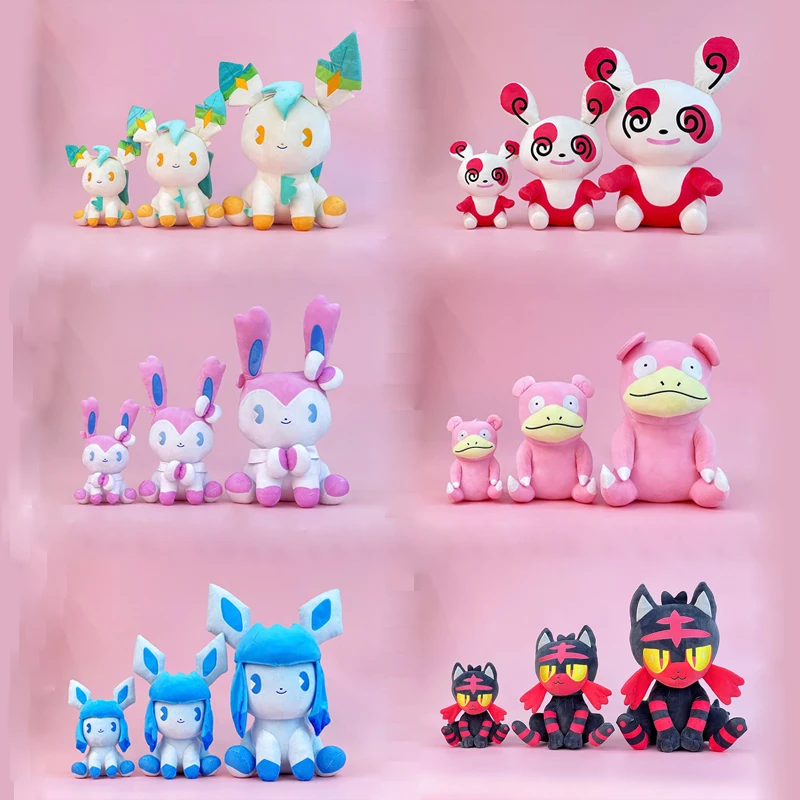 Плюшевая игрушка Покемон сильвеон листеон ледсия, плюшевая игрушка, плюшевая подушка Покемон Эви 16 см, рождественский подарок для детей