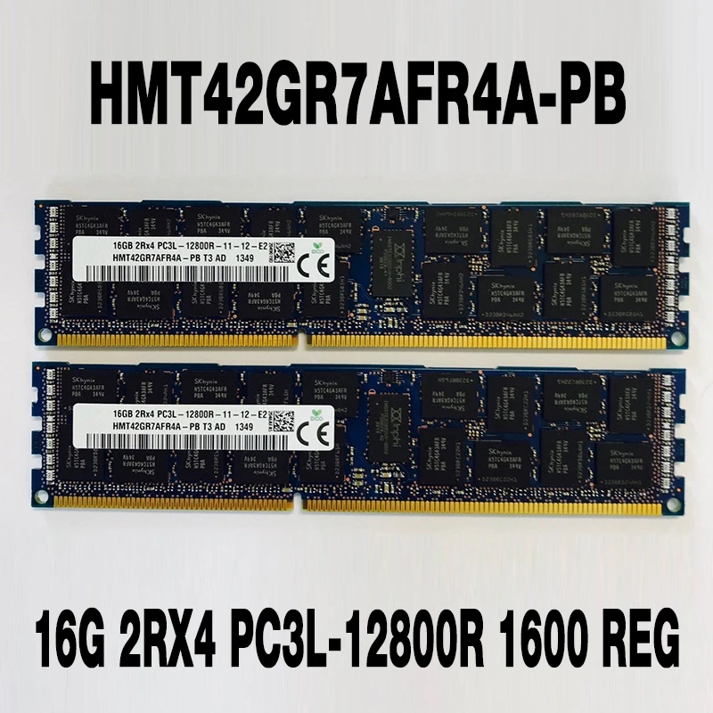 

1PCS HMT42GR7AFR4A-PB 16G 2RX4 PC3L-12800R 1600 REG For SKhynix Server Memory
