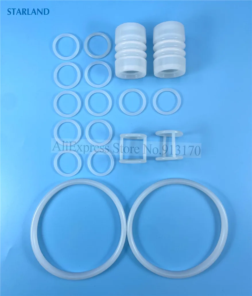 Anéis de Vedação Combo para Máquinas de Sorvete Juntas de Silicone Novos Acessórios Substituições Peça Sobresselente Bql818t Bolsa 18 Pcs