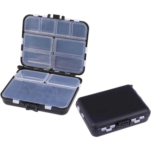 Fishing Tackle Box Organizer Portable Mini Double Sided Fishing Lure  Storage Boxes Containers Case - AliExpress