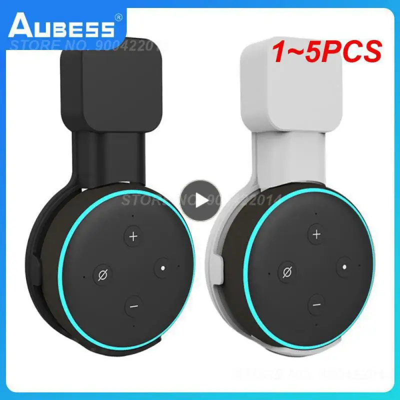 Supporto Per Montaggio A Parete Echo Dot Da 1 ~ 5 Pezzi, Staffa Di Gestione Del Cavo Per Altoparlante Alexa Echo Dot Di Terza Generazione (Spina Eu Us