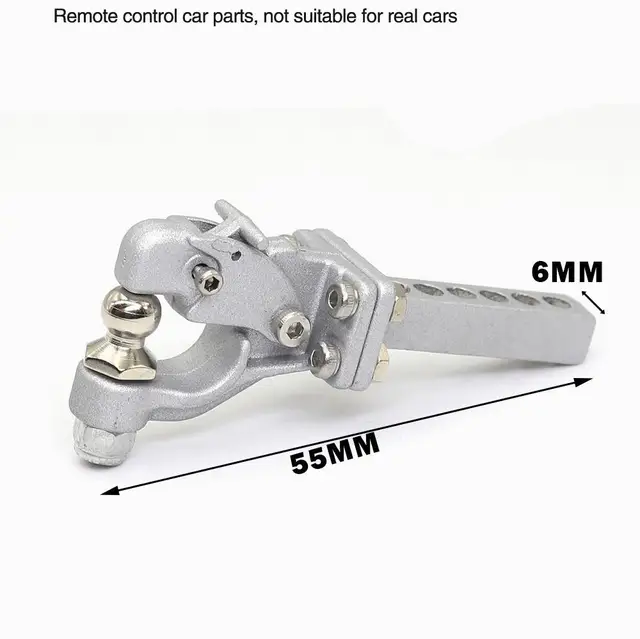 AJRC RC Car Metal Tow Hook Drop Hitch Receiver for 1/10 RC Crawler Trax TRX4 TRX-6 G63 Axial SCX10ii 90046 d90 Upgrade Parts 3