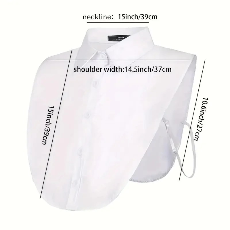 1 Pcs Versatile Knitted Half Shirt Fake Collar Lightweight Durable Elegant Upgrade Style Easily fake collar detachable collar shawl