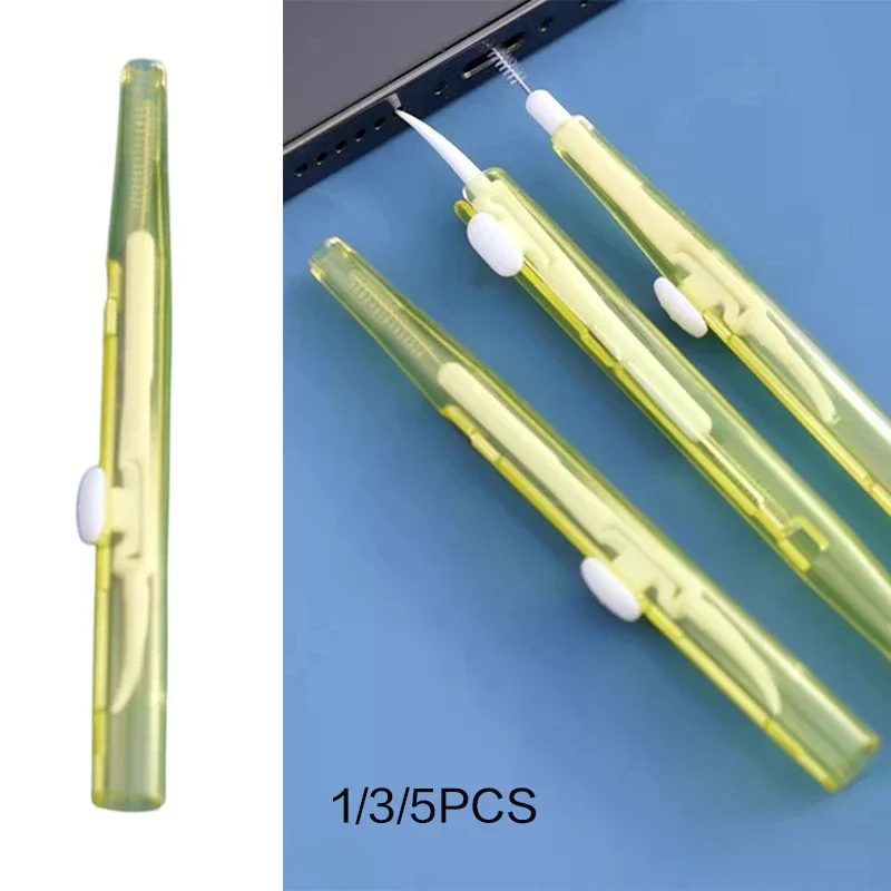 Kit di pulizia retrattile da 1/3/5 pezzi per altoparlante del telefono, spazzola per la pulizia degli auricolari, kit di pulizia del telefono cellulare - Image 2