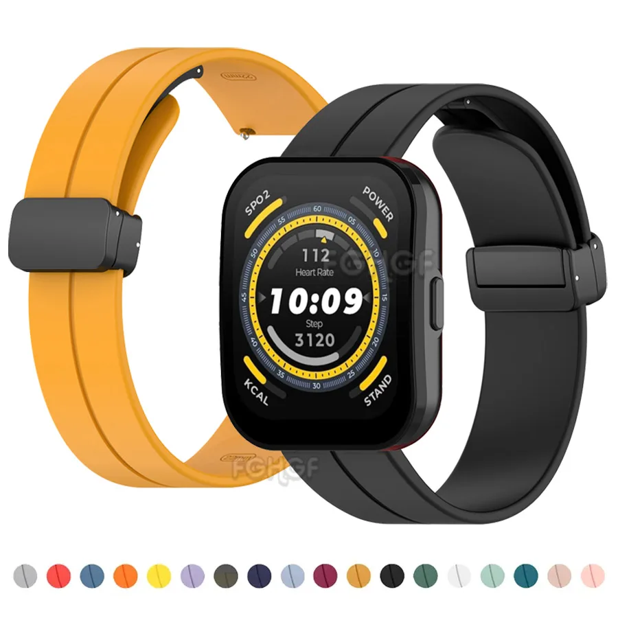 Cinturino Silicone 20mm Per Amazfit - Bracciale Ricambio Per Orologi