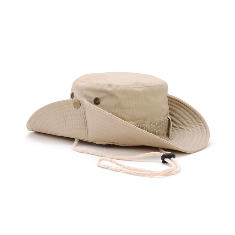 Jungle Benny hat men and women fishing sun protection round edge camouflage hat big eave Korean outdoor leisure climbing