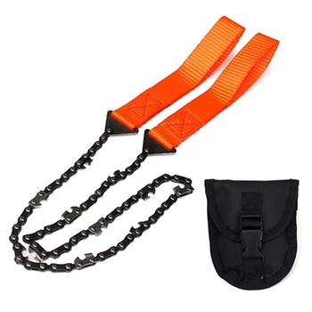 11/16/33 Tooth Manual Hand Steel Wire Saw Survival Gadgets Hand Chainsaw Cutter Portable Travel Camping Emergency Wire Kits New 2