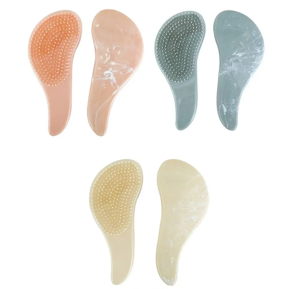 

Smooth Marbled Soft Tooth Comb Durable Anti-static Detangling Hair Brush Portable Dry and Wet Hair Styling Tools Salon