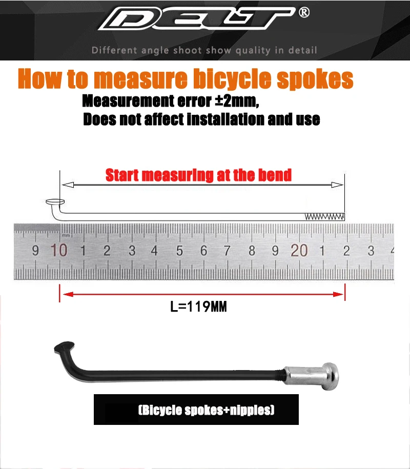 13G/122/124/139/178/181/228/230/248/250/255MM Bicycle Spokes & Nipples Stainless Steel Electric E-Bike Cycle DELT 5 Pcs bicycle spokes,bike spokes nipples