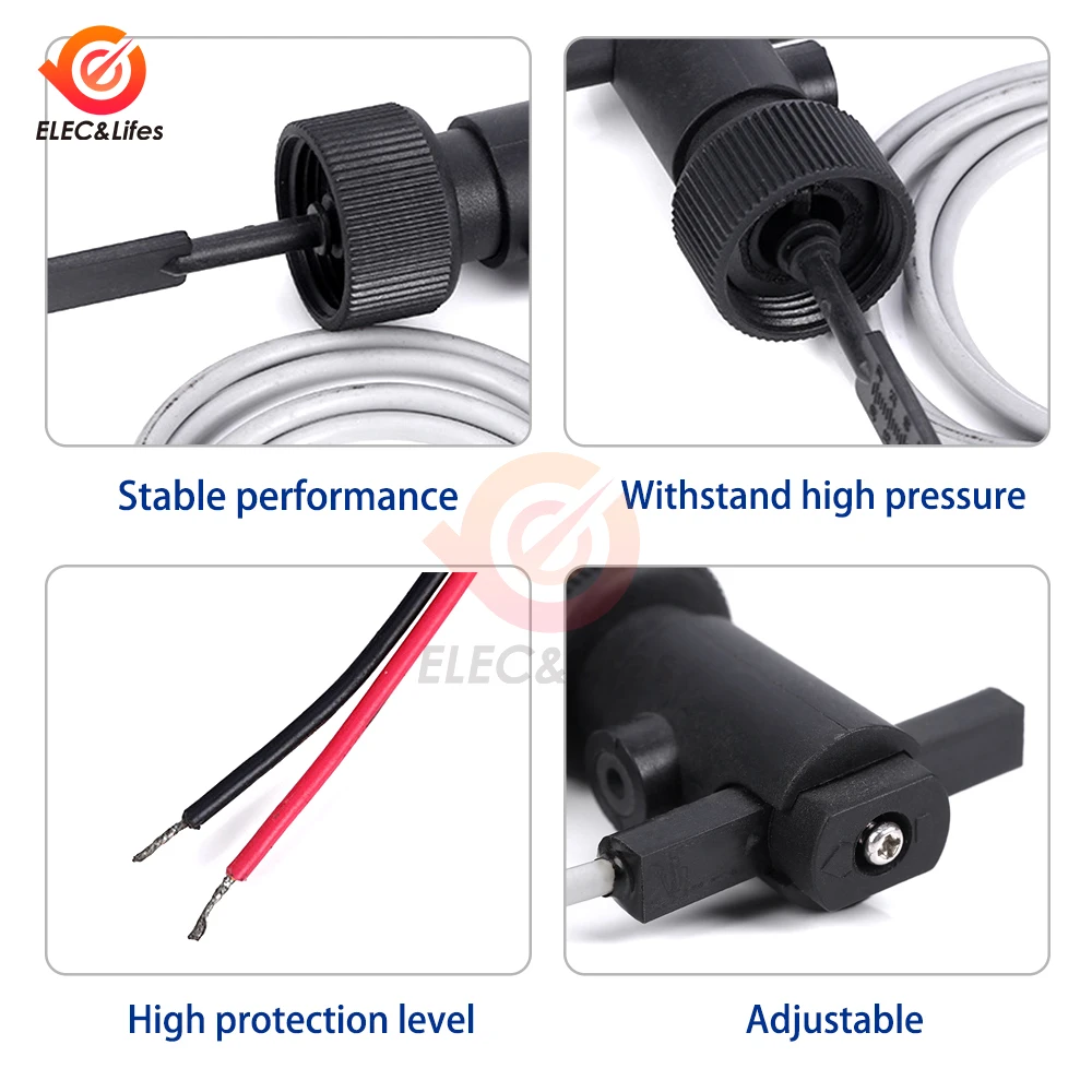 100V FS-10 Water Level Control Float Level Switch Water Flow Switch Sensor 1L/MIN for Meter Gas Meter Heater water level switch liquid level sensor water flow sensor