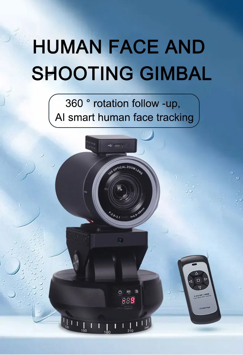 Yt 1200 Remote Control Pan Tilt Electric Tripod