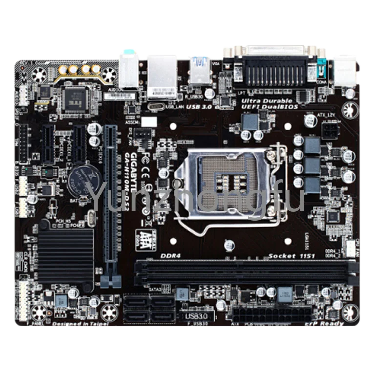 

GA-H110M-DS2/S2 Ds2v S2ph Wind H110-D3A/D3 DDR4/DDR3 Motherboard
