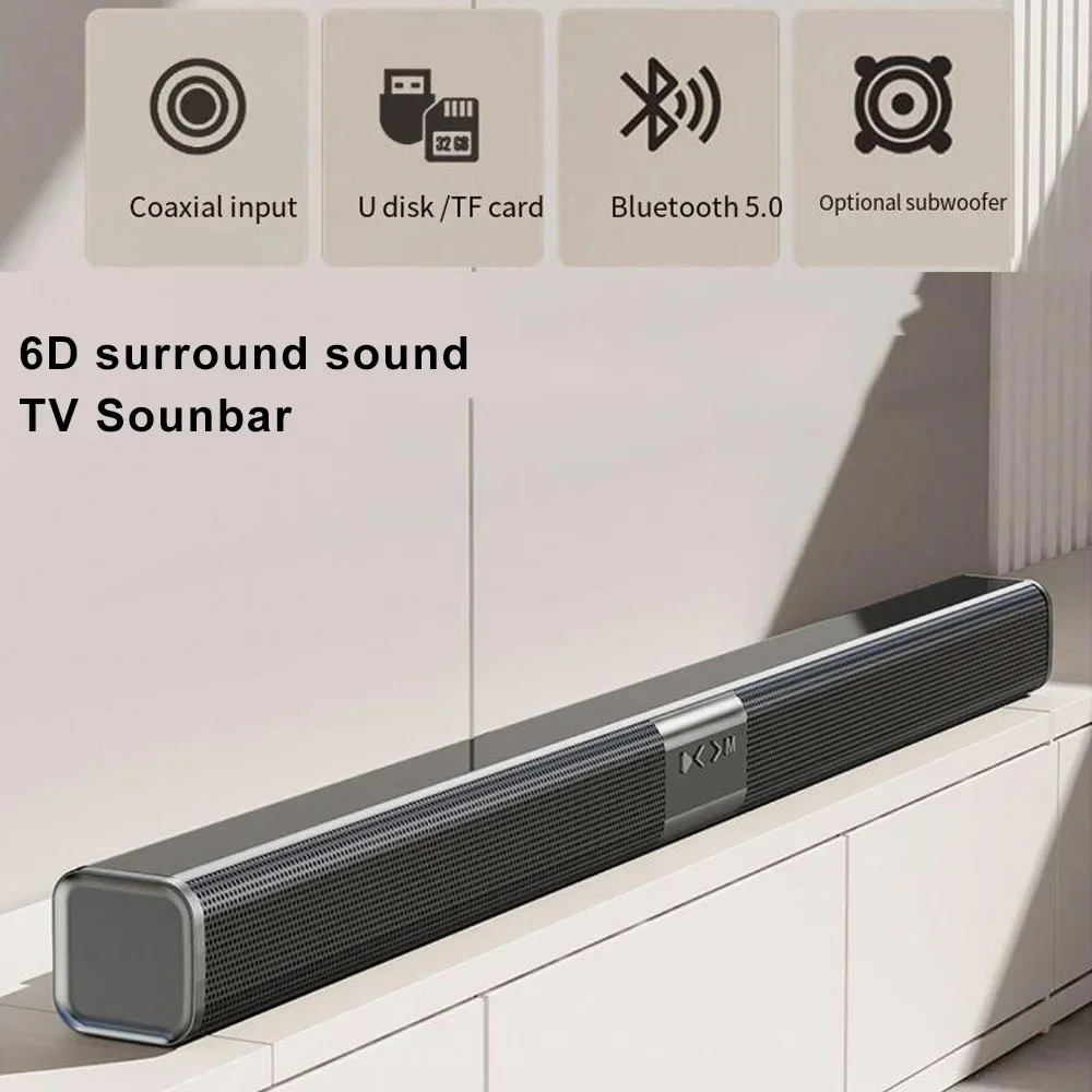 MultifunctionTVSoundbarSpeakerHomeWirelessBluetoothEchoWall