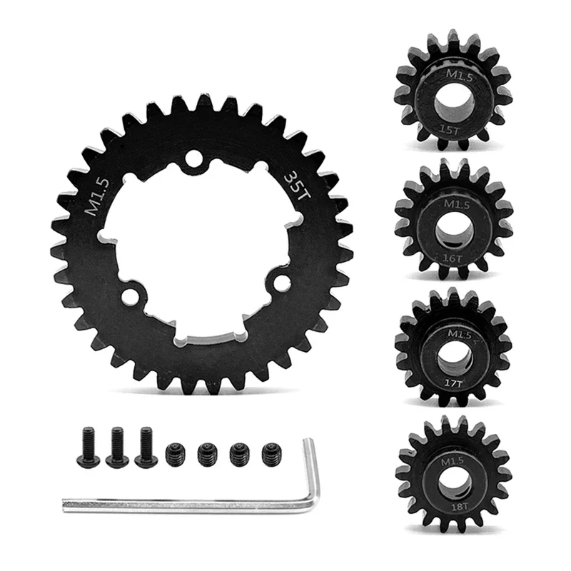 High-Performance 1.5 Modulus 35T Spur Gear for RC Car Upgrades