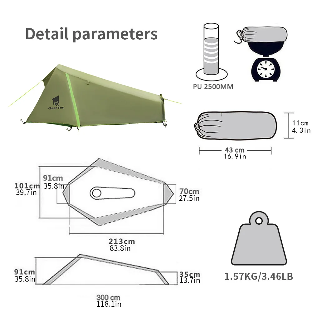 Lightweight Single Tent 3