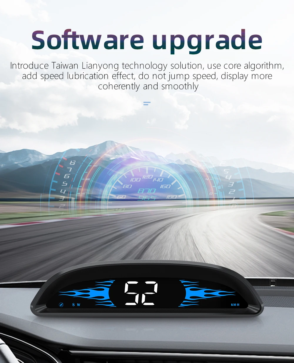 G2 B2 Head Up Display GPS / OBD Multifunctional Smart Car HUD Digital Speedomete